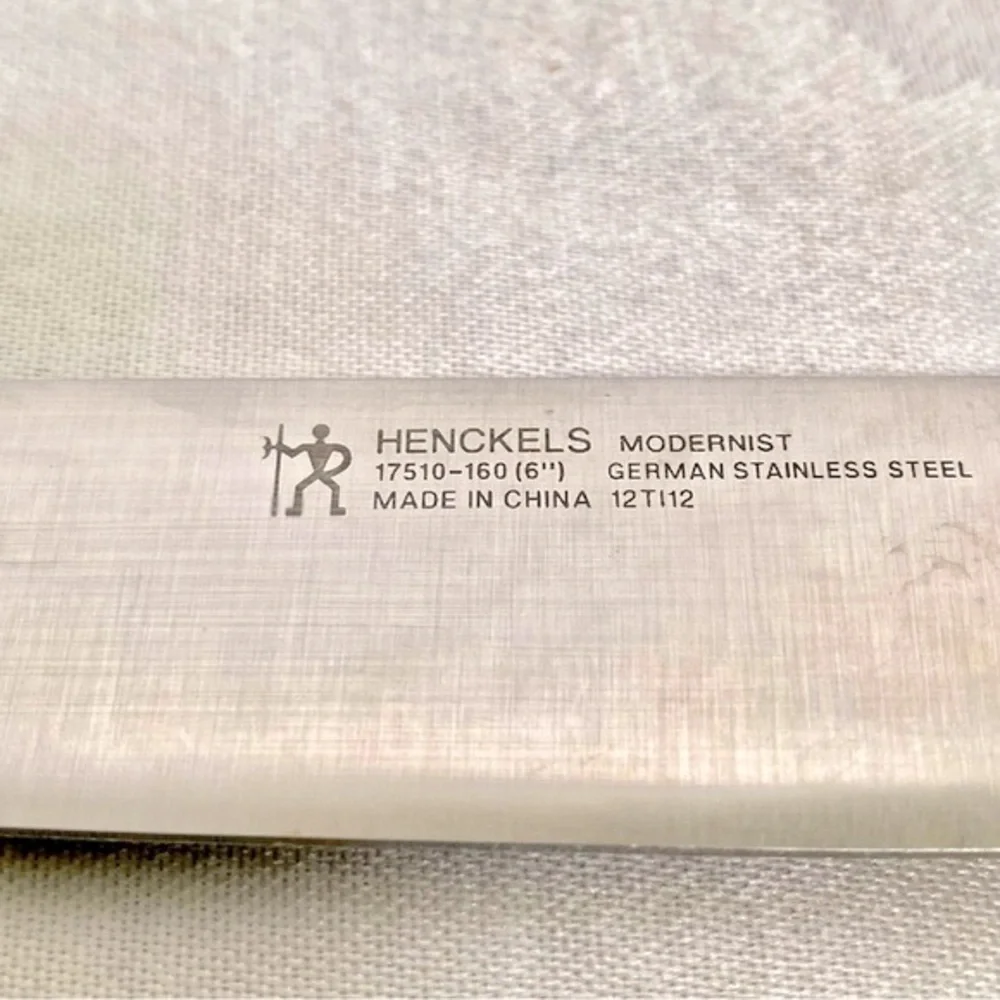 HENCKELS Modernist Stainless Steel utility knife. Great preowned condition